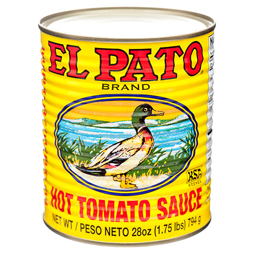 El Pato Hot Tomato Sauce Big Can 28oz