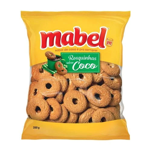 Mabel Rosquinhas Sabor Coco / Brasilian Coconut Cookies 350g