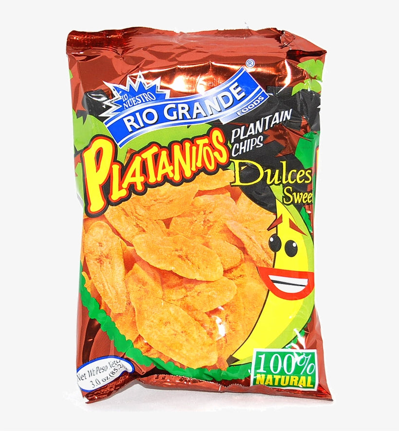 Rio Grande Plantain Chips Sweet / Rio Grande Platanitos Dulces 3oz