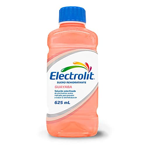 Electrolit Suero Hidratante de Guayaba - Hydration Beverage & Recovery Drink w/Electrolytes Guava 625ml