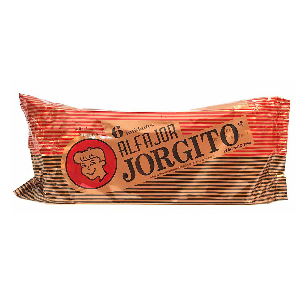 Alfajor Jorgito - Chocolate Dipped Cookie 330g