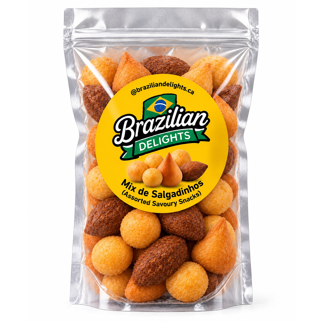 Brazilian Delights Mix de Salgadinhos – Assorted Savoury Snacks 450g