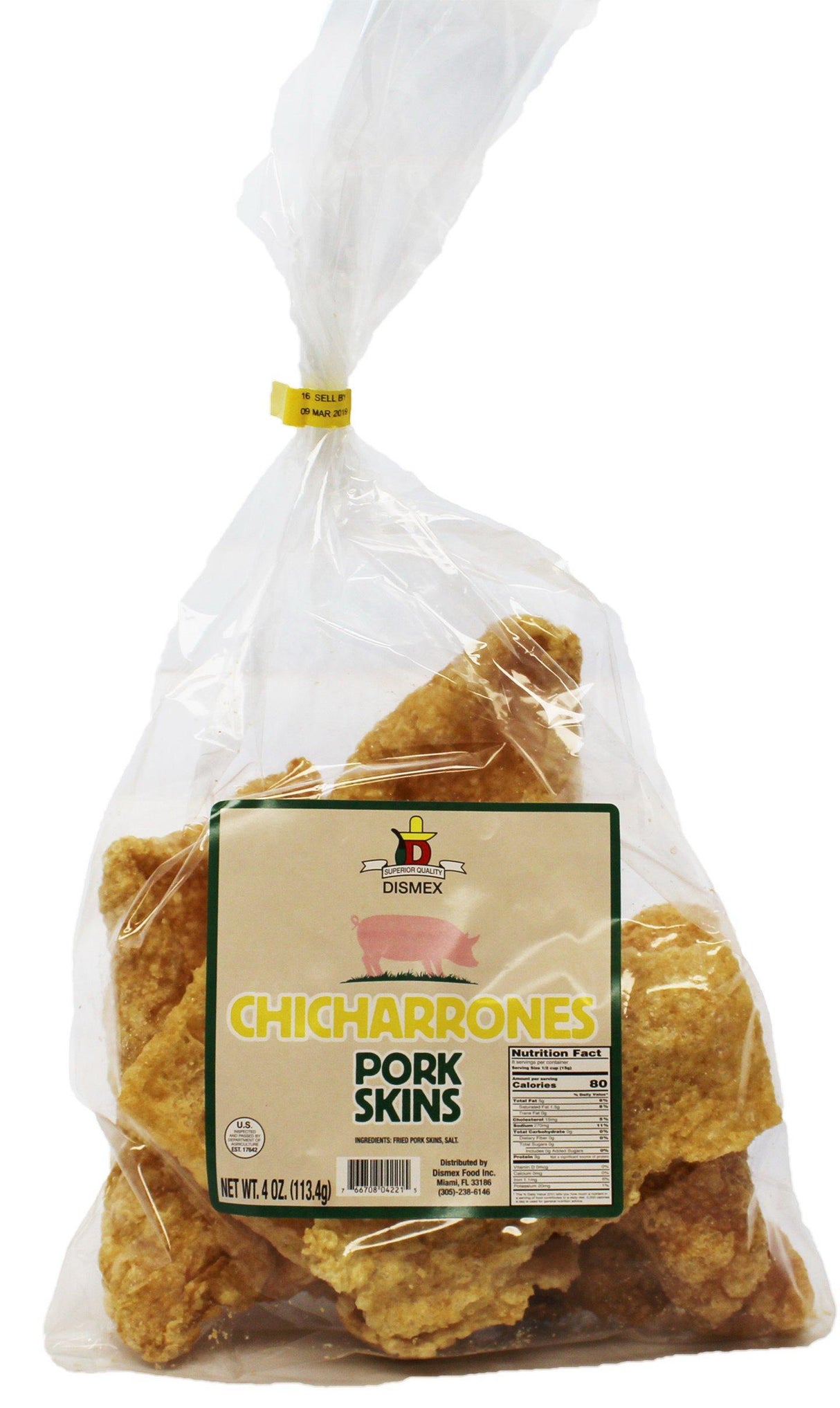 Dismex Chicharrones - Pork Rinds 113g