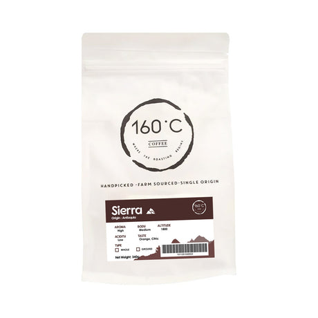 Coffee 160˚C Colombian Whole Coffee - Café Entero 340g