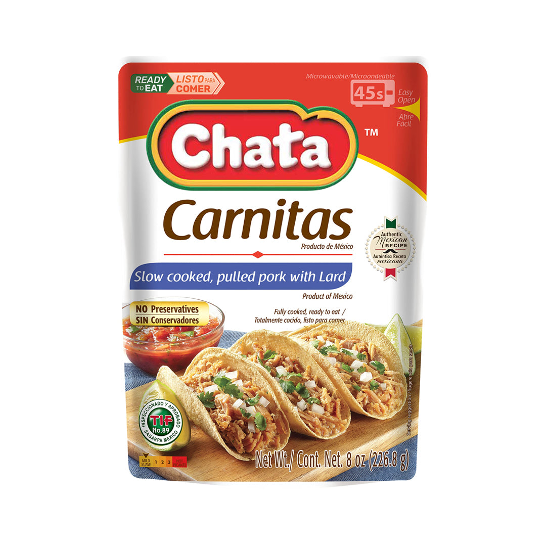 Chata Carnitas - Slow Cooked Pulled Pork 8.8oz