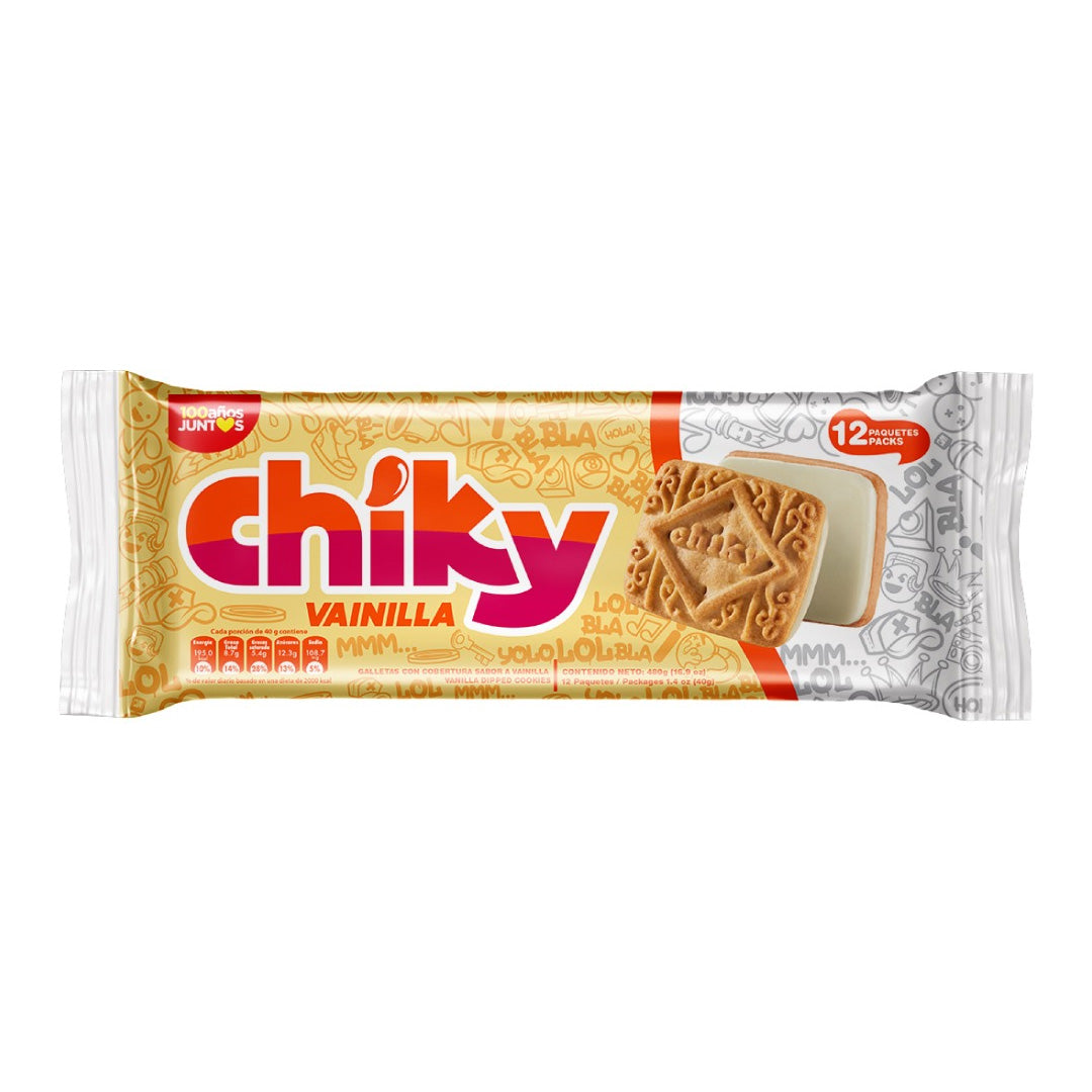 Chiky Galletas de Vainilla - Vanilla Cookies 16.9oz