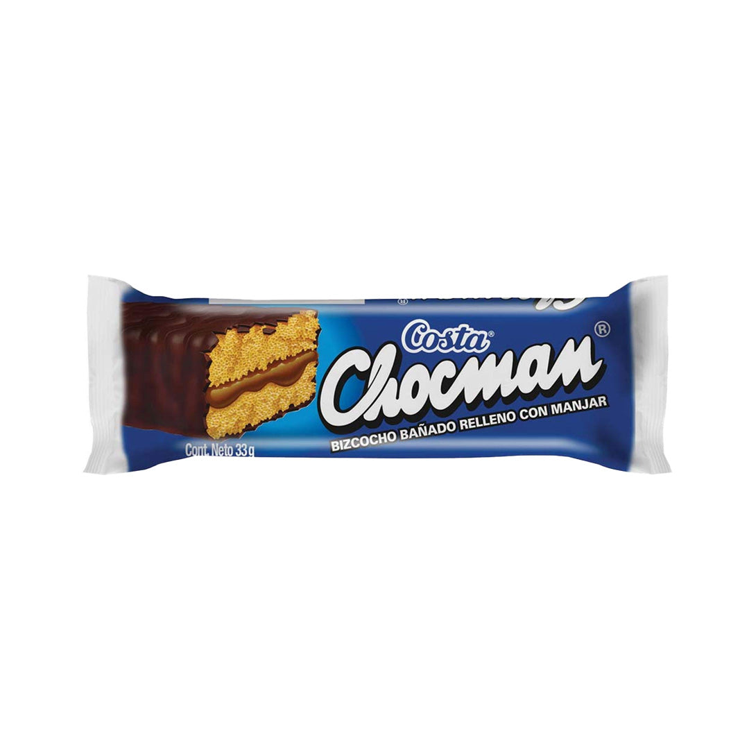 Costa Chocman - Chocolate Sponge Cake with Dulce de Leche 33g