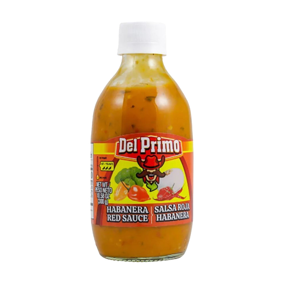 Del Primo Authentic Mexican Salsa Habanero-Roja 10.58oz (300g)