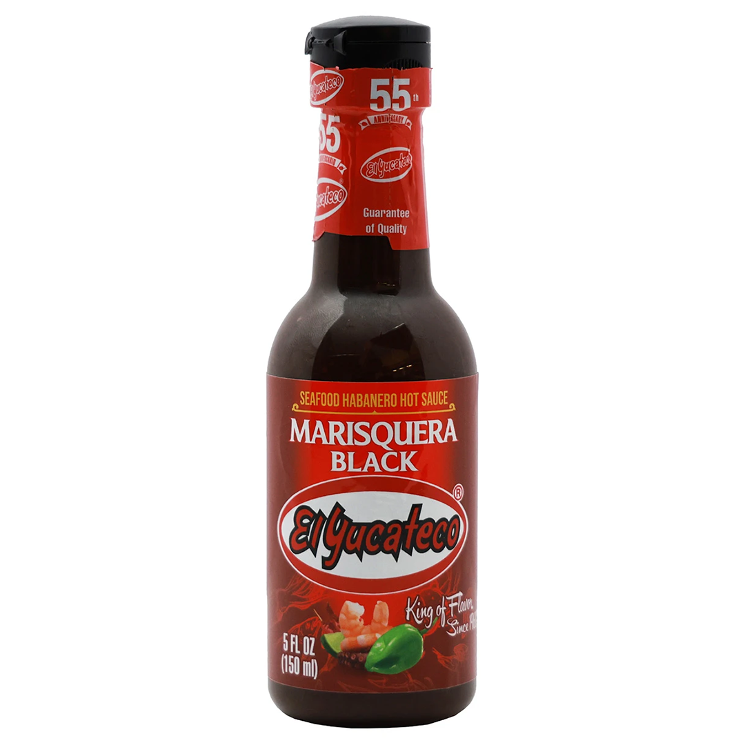 El Yucateco Marisquera Black – Seafood Habanero Hot Sauce 5 fl oz