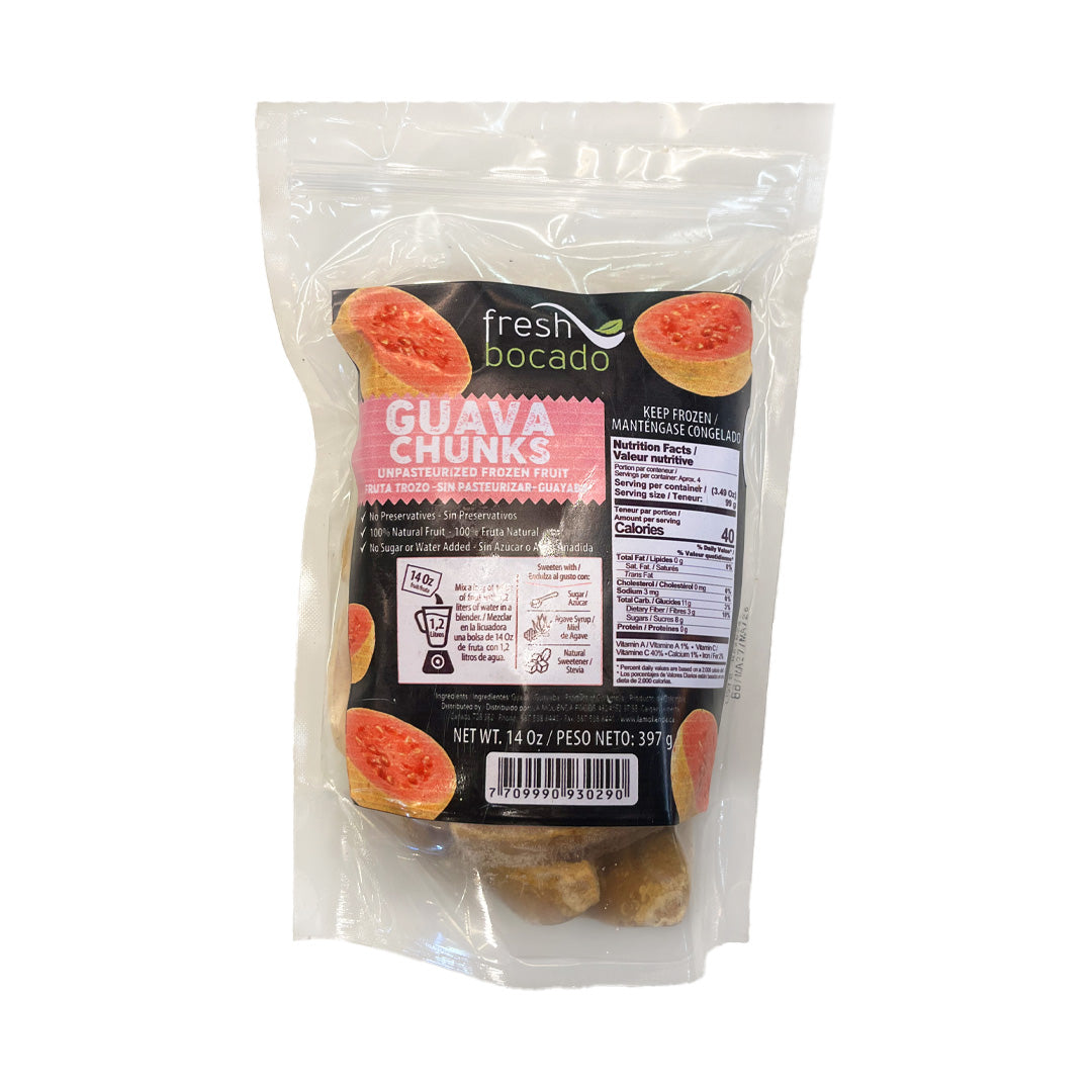 Fresh Bocado Unpasteurized Guava Fruit Chunks 14oz