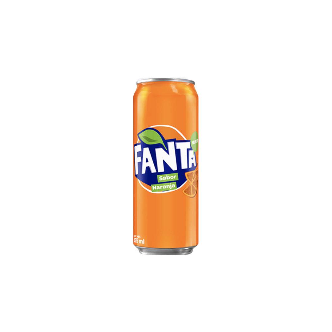 Fanta Refresco de Naranja Lata - Orange Flavoured Soda Can 12oz