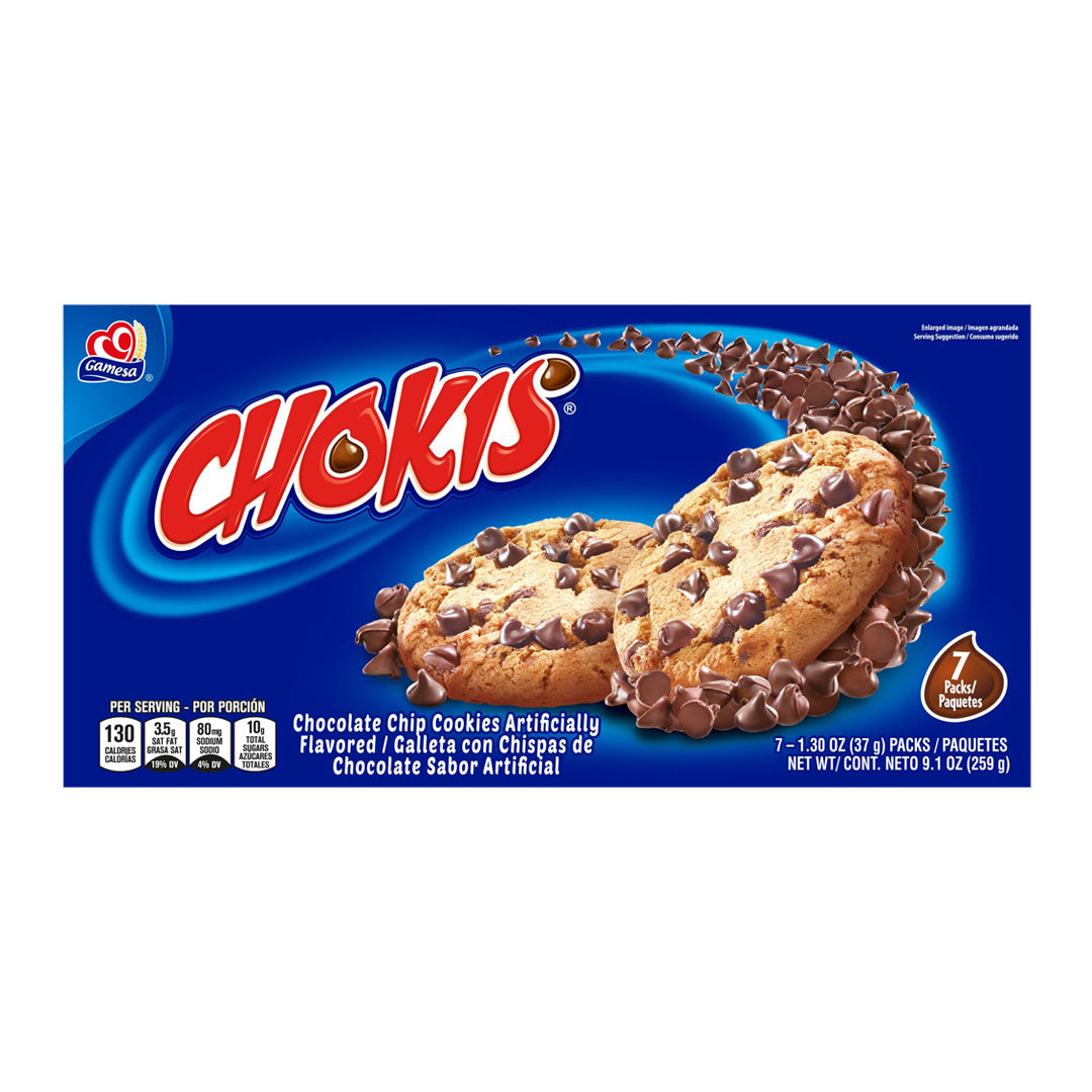 Gamesa Galletas Chokis - Chocolate Chip Cookies 259g