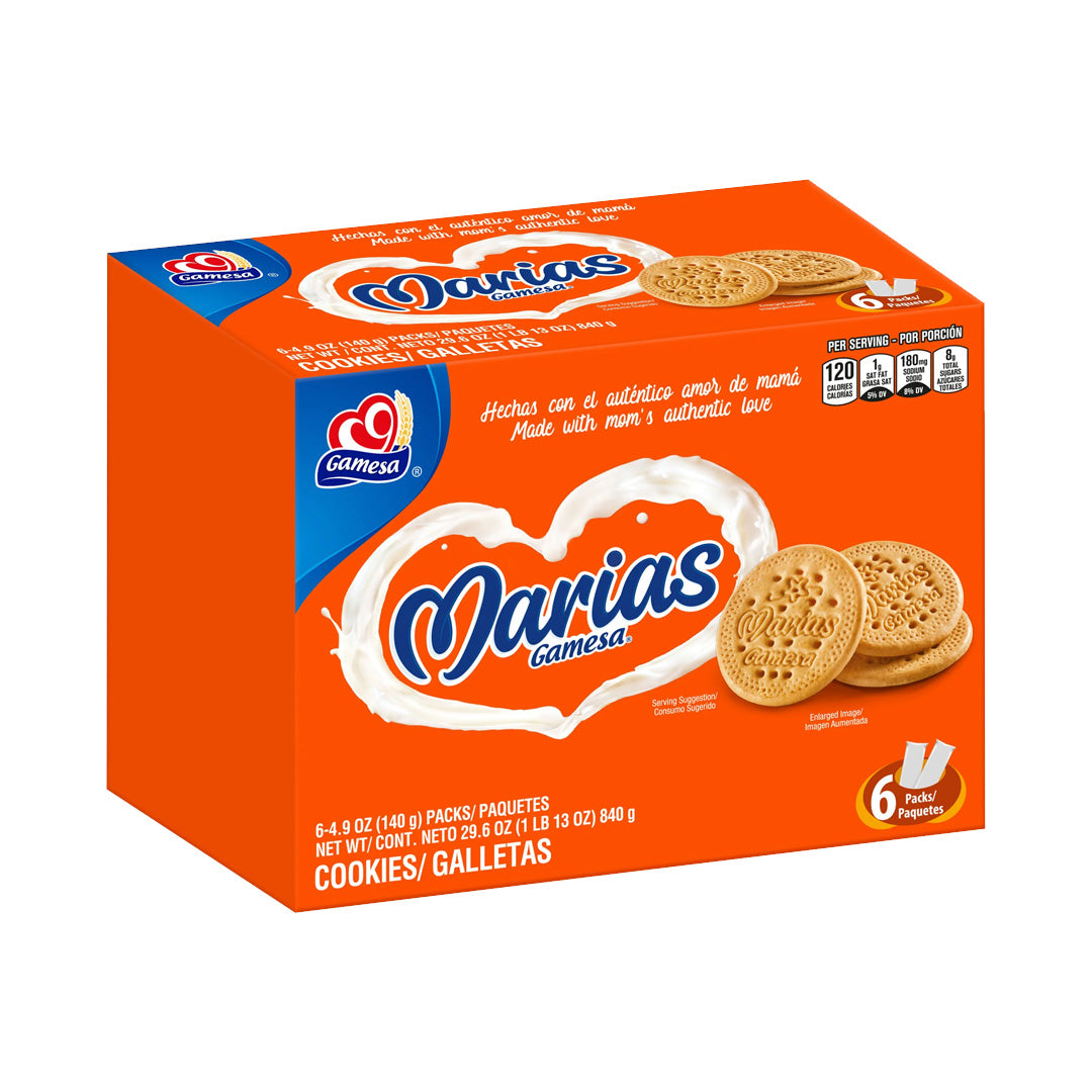 Gamesa Galletas Marias - Cookies 840g 6 Pack