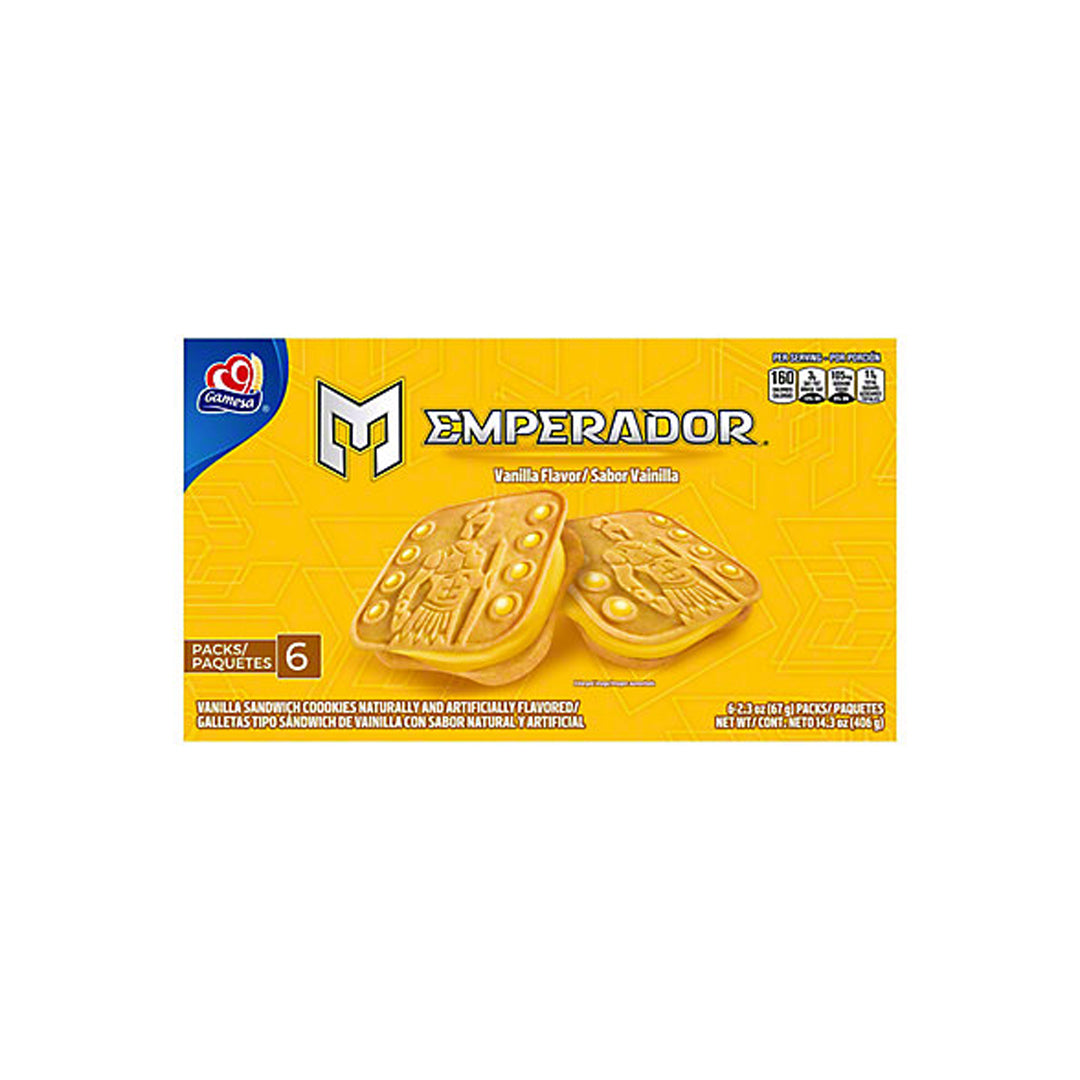 Gamesa Galletas Emperador Vainilla - Vanilla Cookies 405g