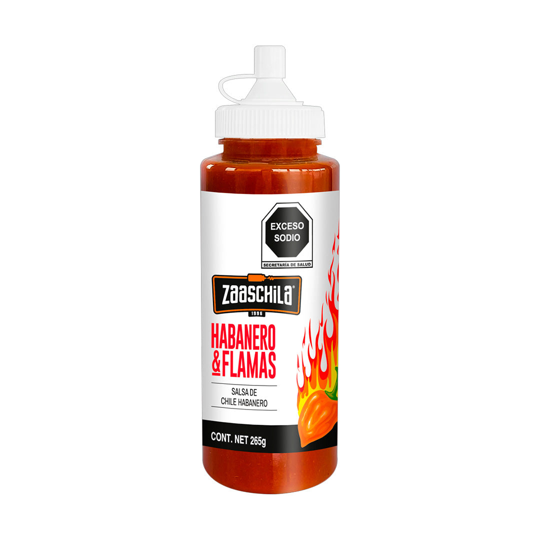 Salsa Zaaschila Habanero Flamas Extra Hot 9oz (265g)