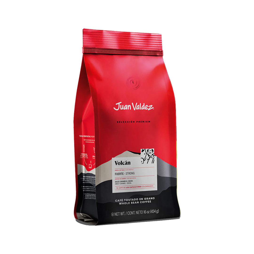 Juan Valdez Volcan Café Entero -  Whole Bean Coffee 454g