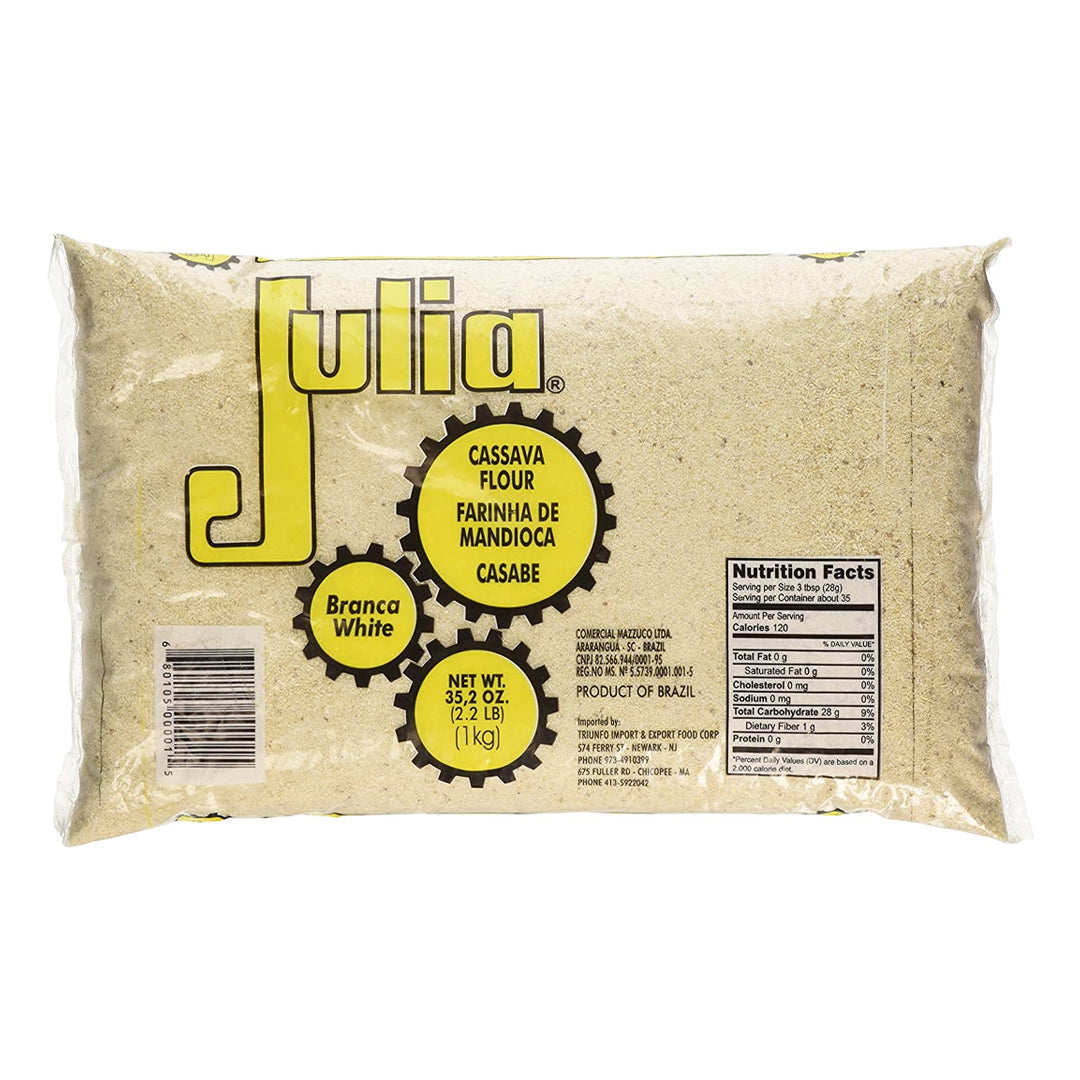 Julia White Cassava Flour - Farinha de Mandioca 1kg