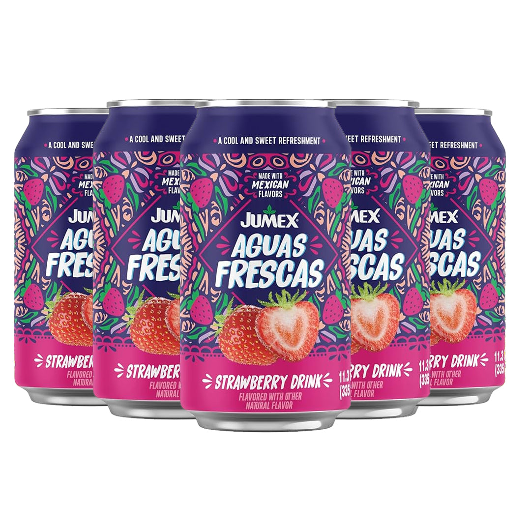 Jumex Aguas Frescas de Fresa - Strawberry Drink 11.3oz