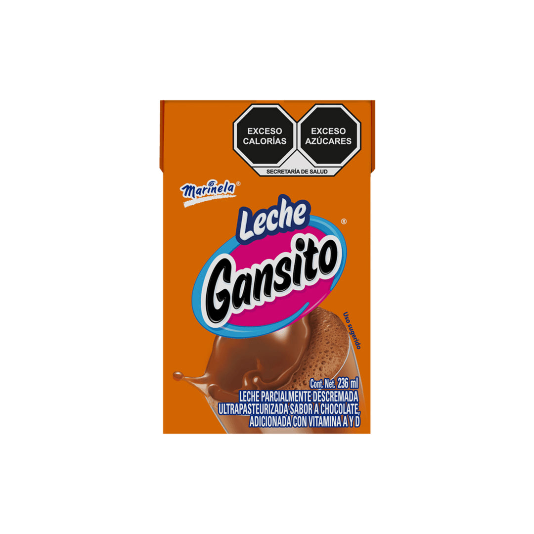 Leche Gansito - Chocolate Milk Drink 8oz