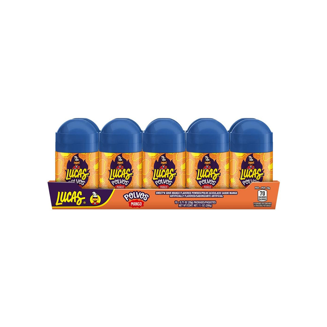 Lucas Polvos Mango - Mango Powder 200g 10 Pack