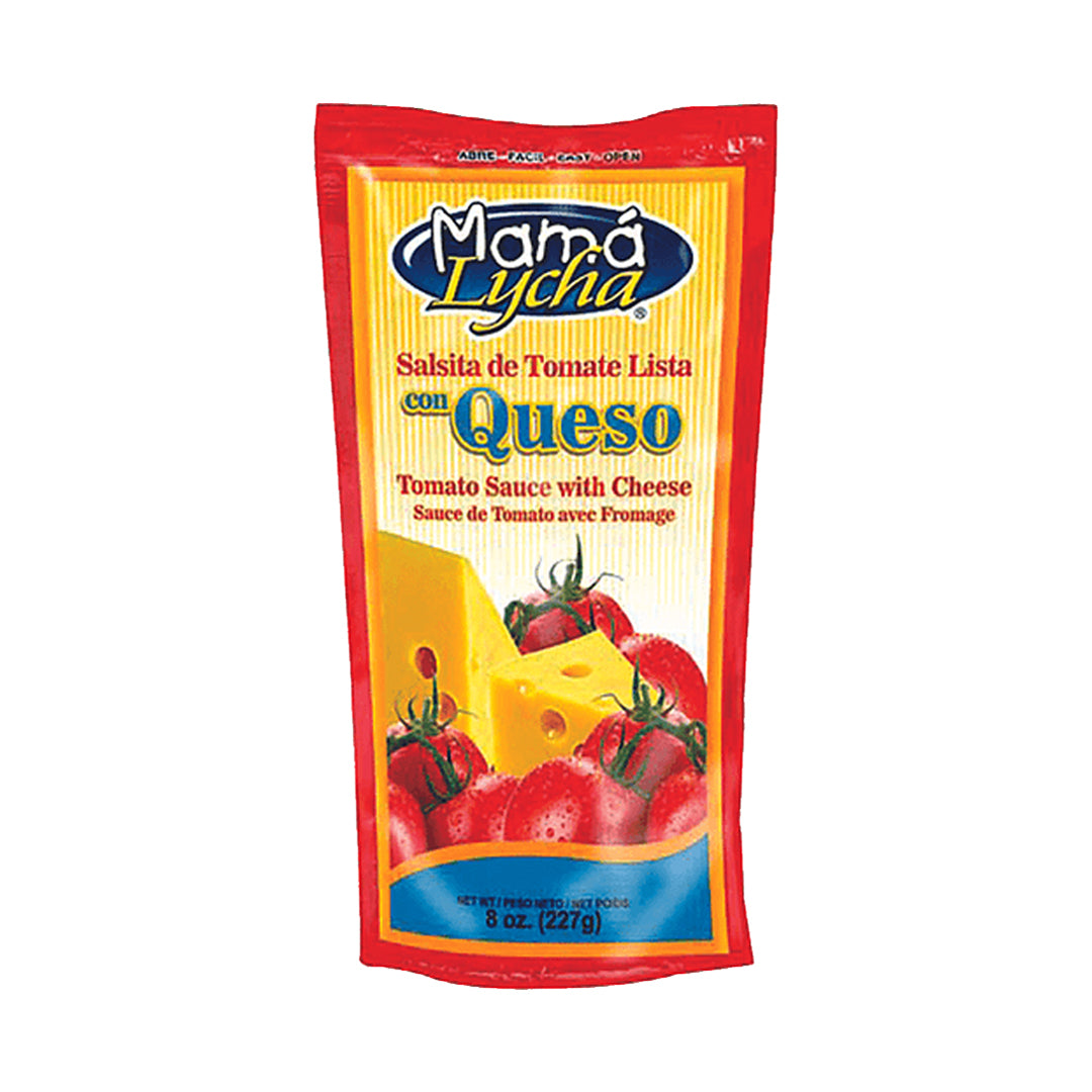 Mama Lycha Salsita de Tomate Lista con Queso - Tomato with Cheese Sauce 8oz