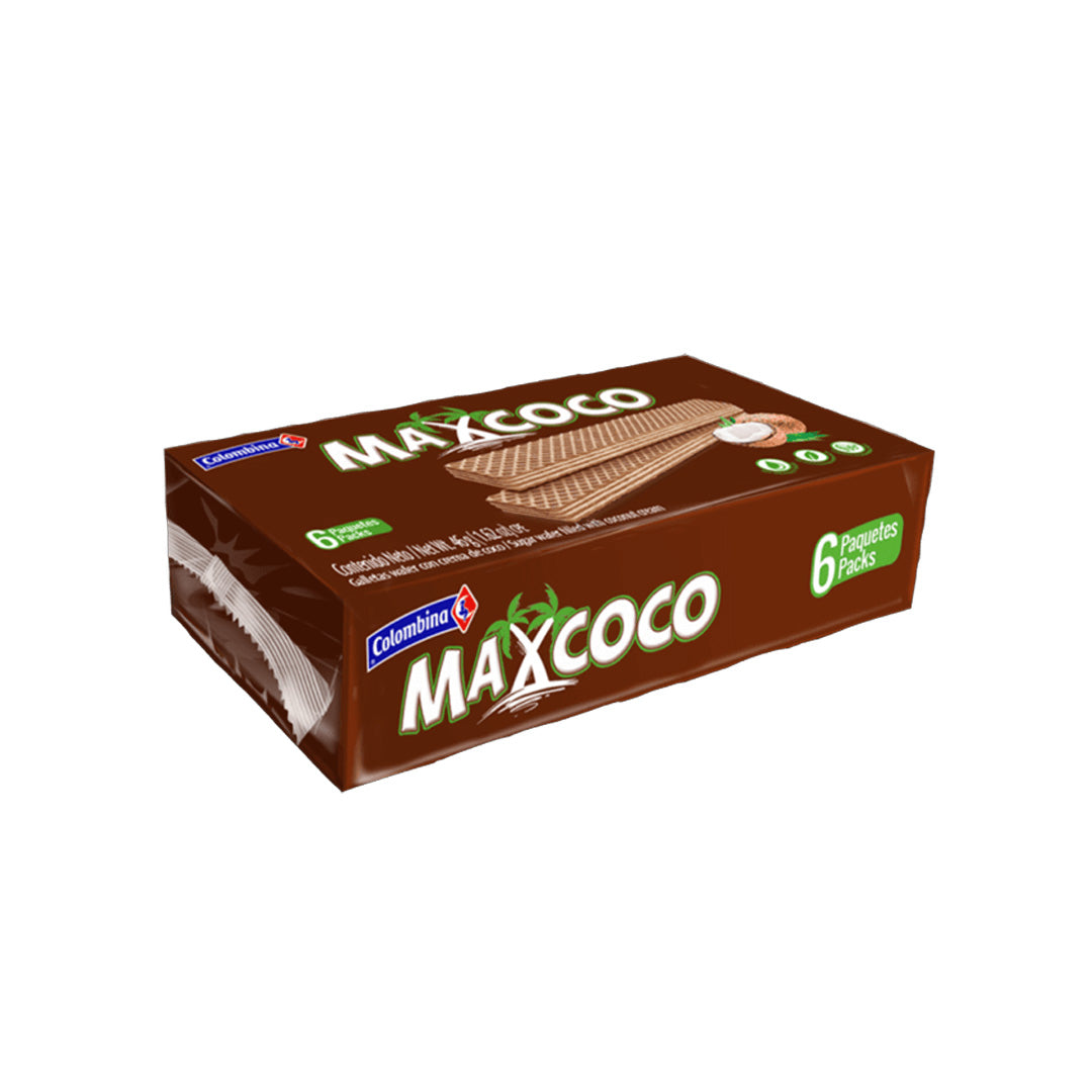 Colombina Max Coco- Coconut Wafer Cookies 46g