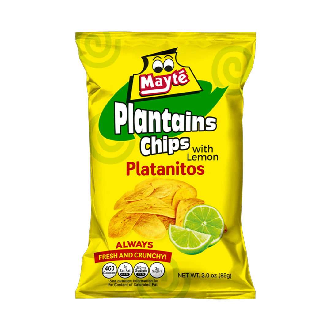 Mayté Platanitos con Limon - Plantain Chips with Lemon 141g