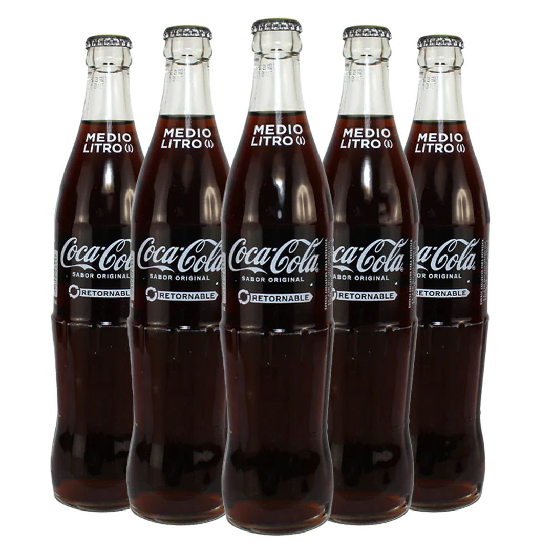 Mexican Coca-Cola Soda 500ml glass