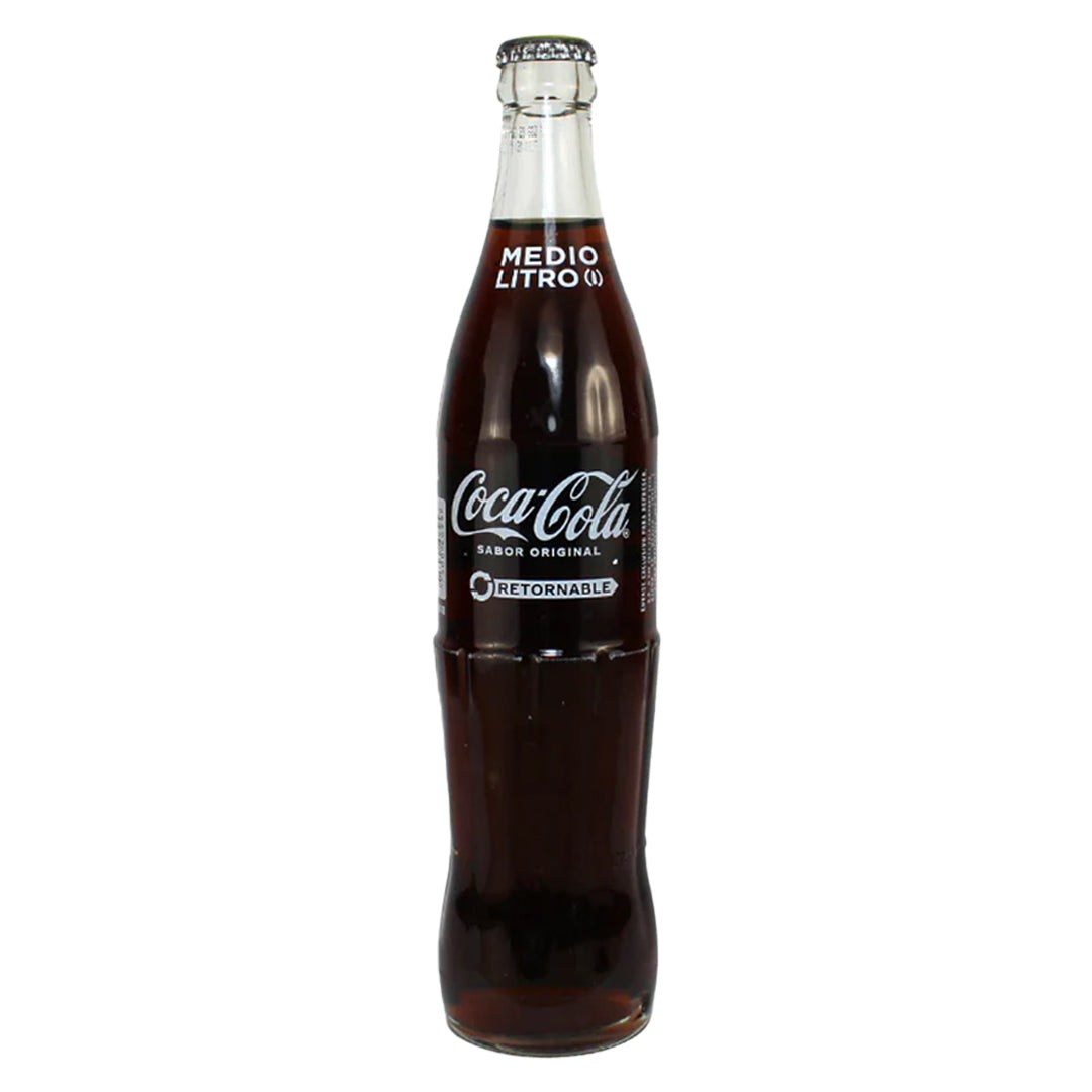 Mexican Coca-Cola Soda 500ml glass