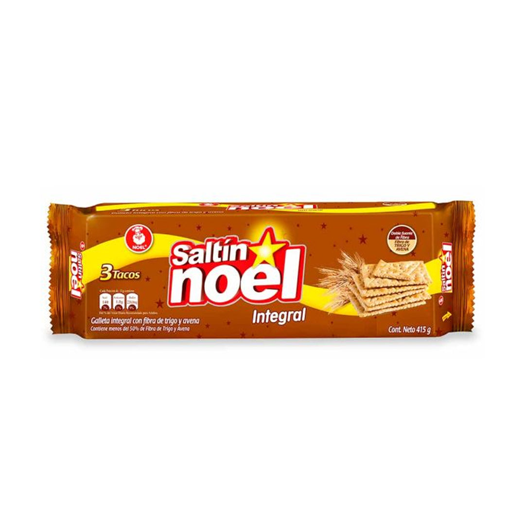 Noel Saltin Galleta Integral - Crackers 3 Tacos 415g