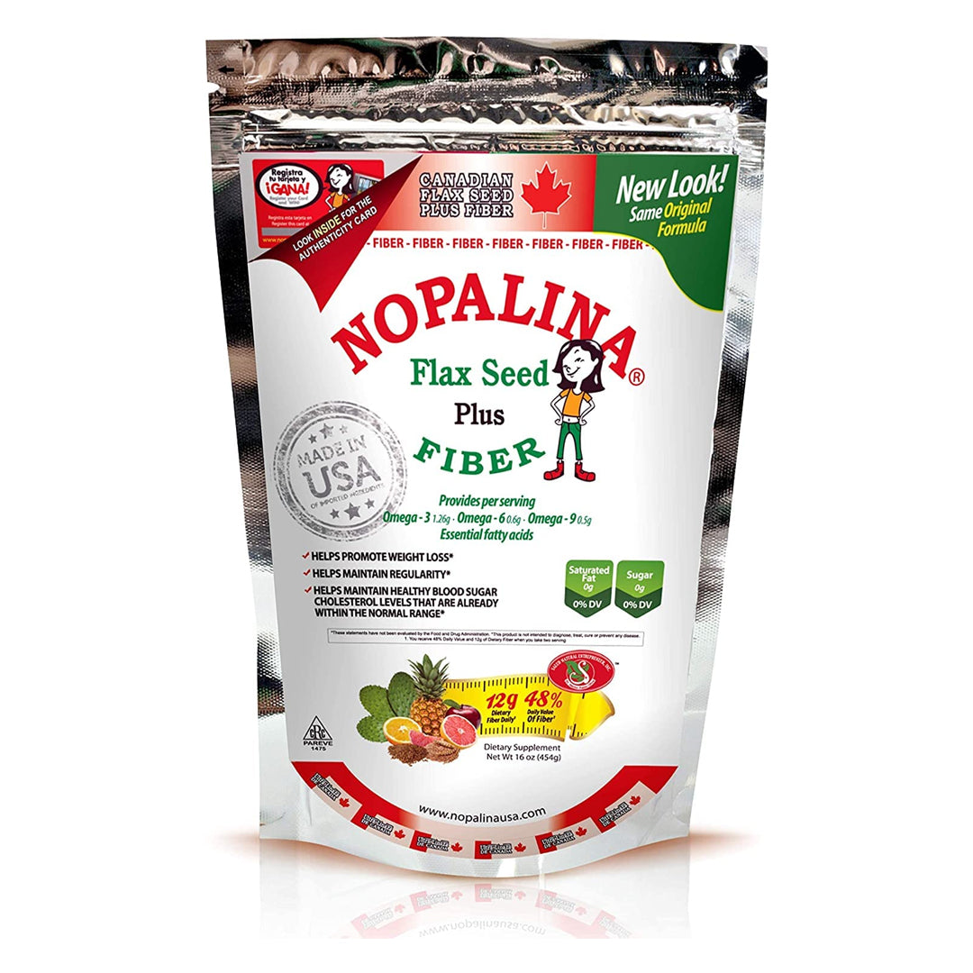 Nopalina Flax Seed Plus Fiber 1lb