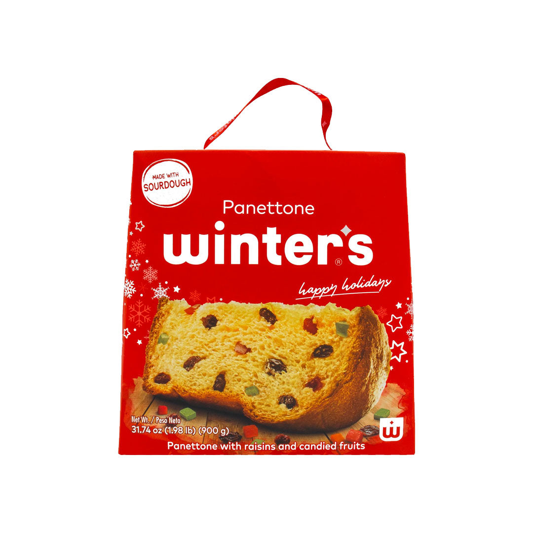 Paneton Winter's - Panettone with Raisins and Candied Fruits 900g