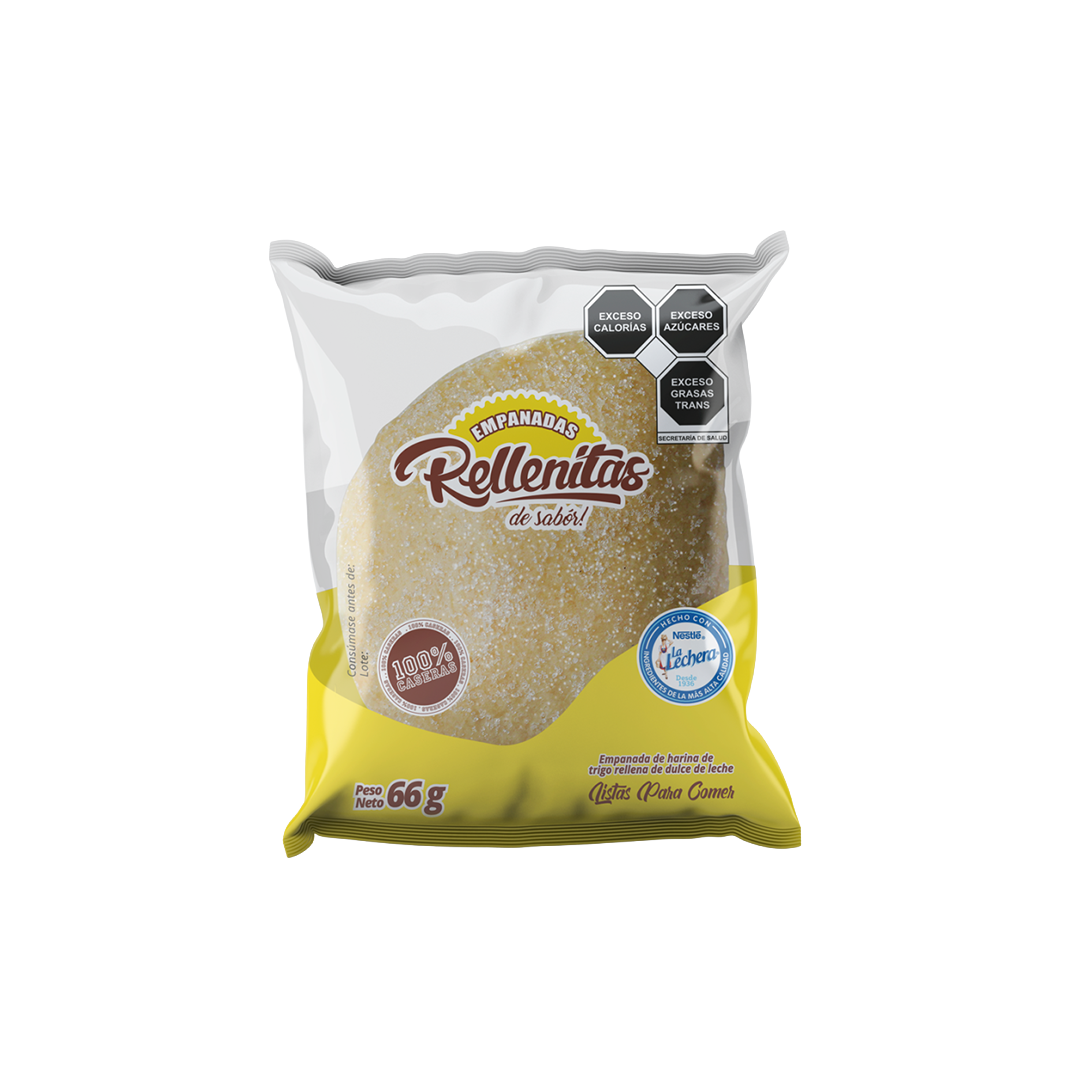 Rellenitas Empanadas de Dulce de Leche 66g