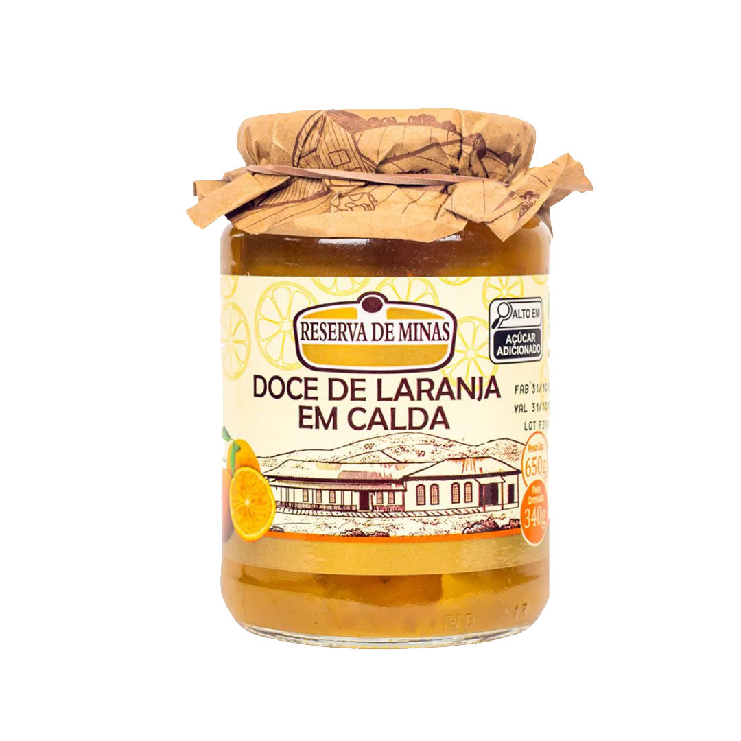 Reserva de Minas Doce de Laranja Em Calda - Orange in Syrup 650g