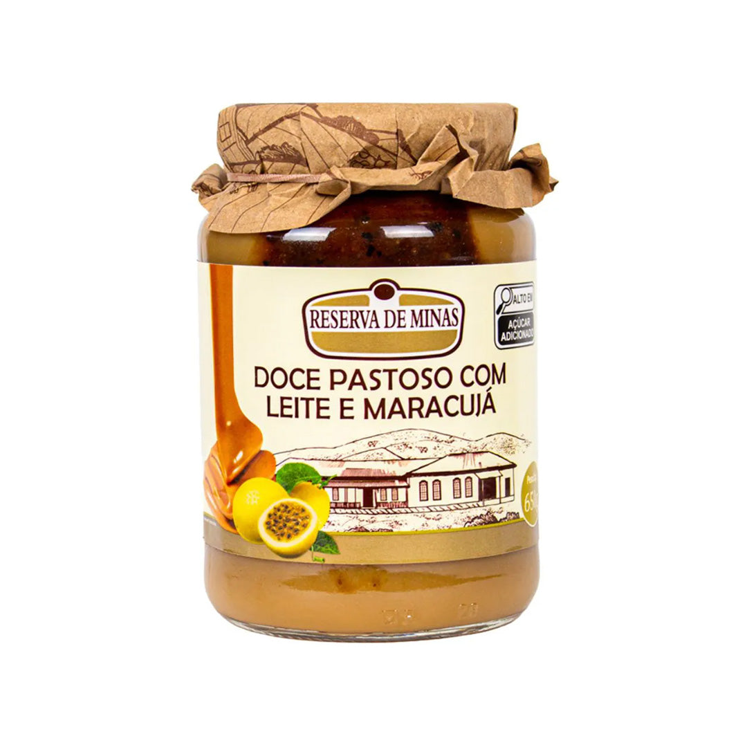 Reserva de Minas Doce de Leite com Geleia de Maracuja - Dulce de Leche with Passion Fruit 650g