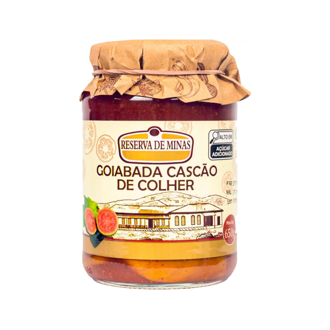 Reserva de Minas Goiabada Cascao de Colher - Guava Preserve 650g