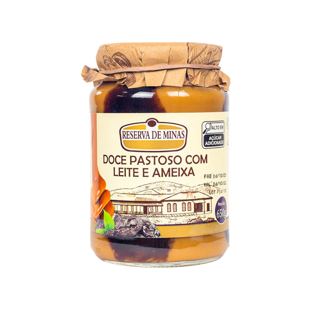 Reserva de Minas Doce de Leite com Geleia de Ameixa - Dulce de Leche with Plum 650g