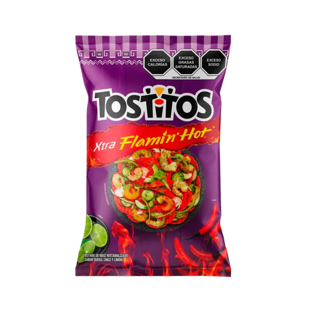 Sabritas Tostitos Xtra Flamin’ Hot 175g