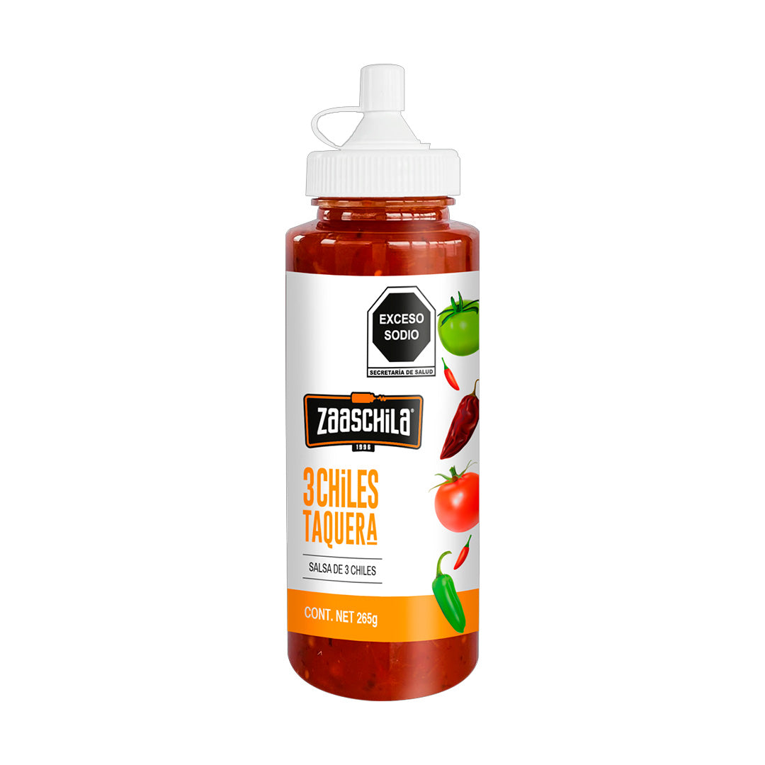 Salsa Zaaschila 3 Chiles Homestyle Hot Sauce 9oz (265g)