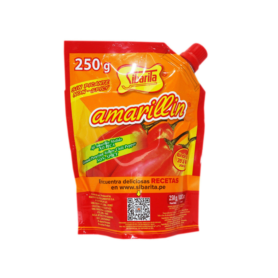 Sibarita Amarillin Aji Amarillo - Non-Spicy Yellow Pepper Sauce 8.82oz (250g)