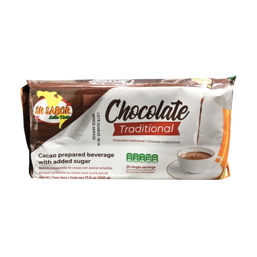 Su Sabor Chocolate Tradicional - Sweet Traditional Chocolate 500g