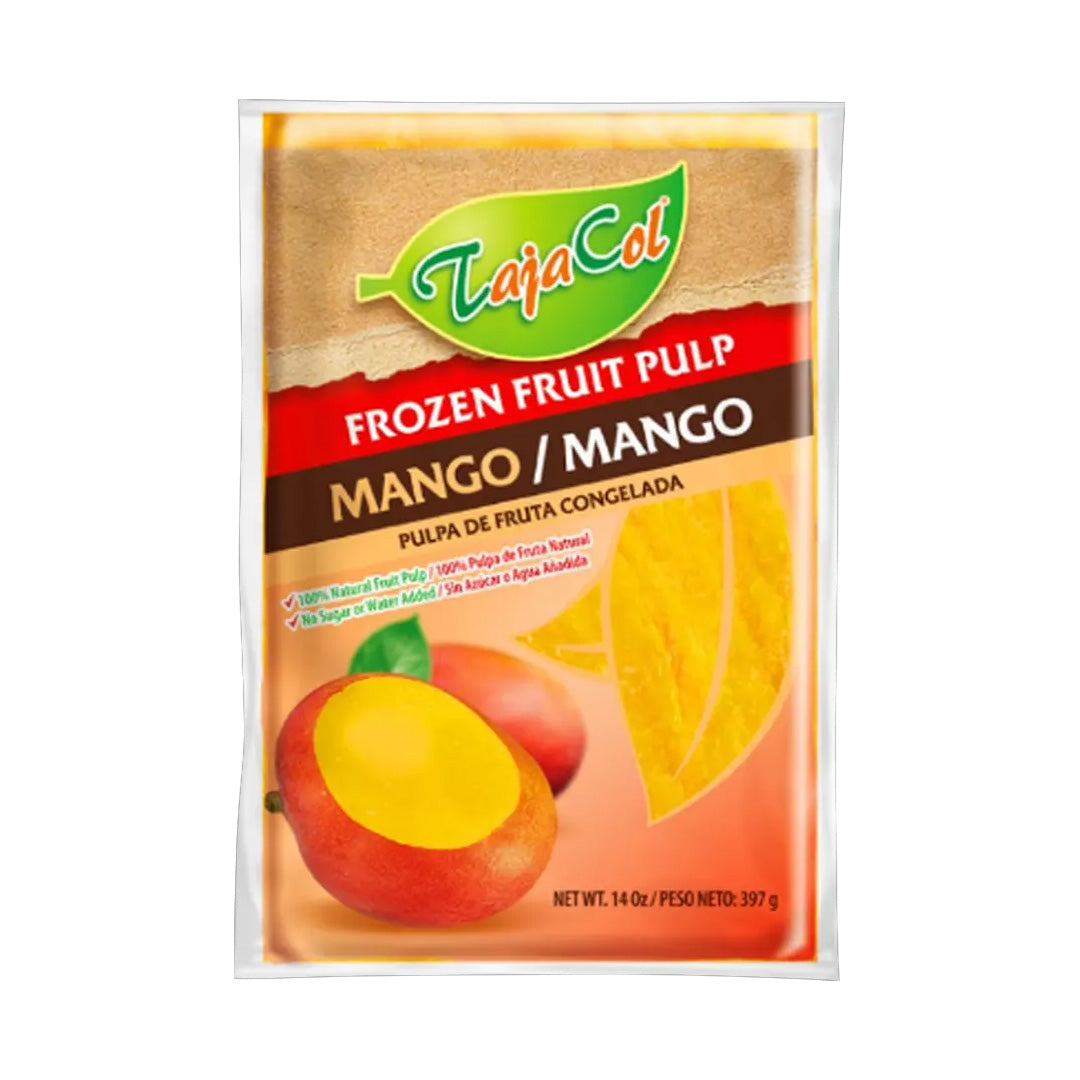 TajaCol Pulpa de Fruta de Mango - Frozen Mango Fruit Pulp 14oz