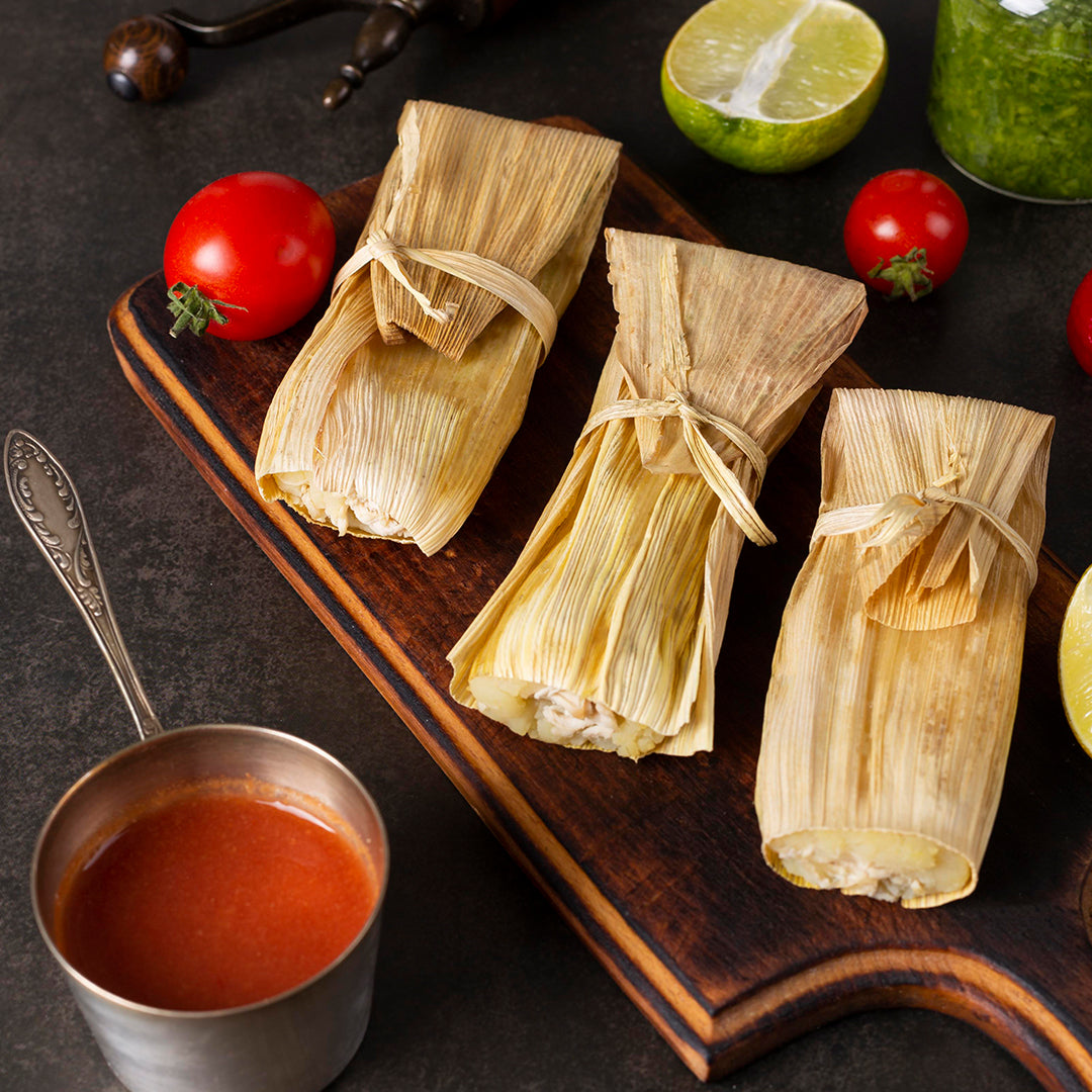 Me Gusta Tamales de Elote - Corn Tamales 6 Pack