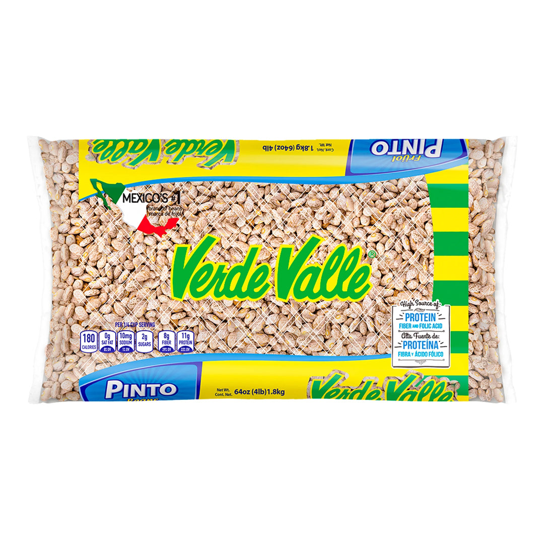 Verde Valle Frijol Pinto - Pinto Beans 4lbs