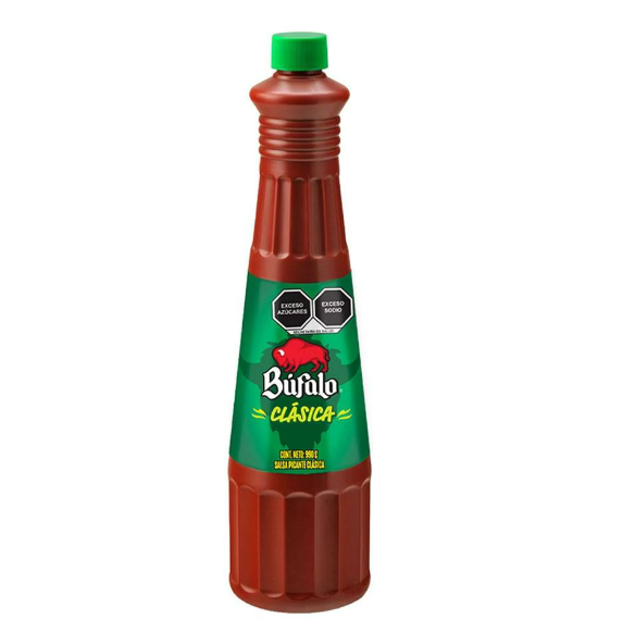 Búfalo Salsa Picante Clásica - Hot Sauce 990g