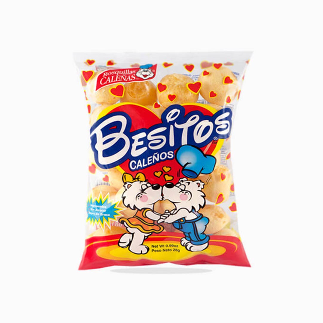 Caleñas Rosquillas Besitos - Cassava Snack 30g