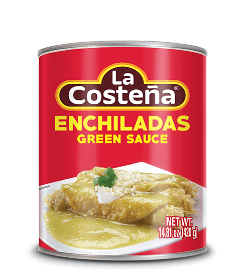 La Costeña Enchilada Salsa Verde -  La Costeña Green Enchilada Sauce 14.81oz