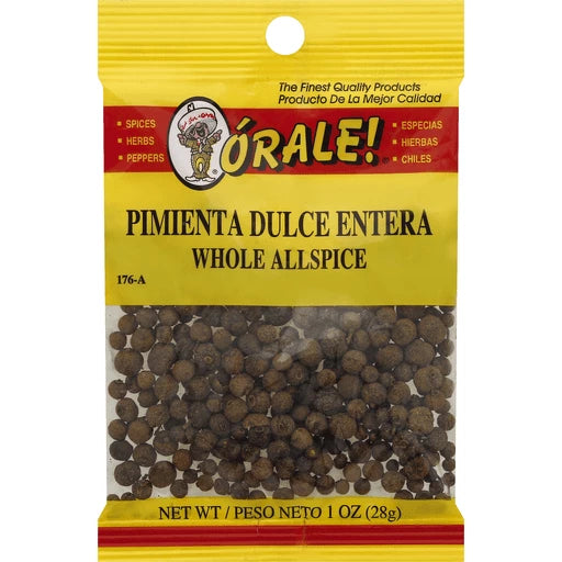 Orale Pimienta Dulce Entera / Orale Whole Allspice 28g