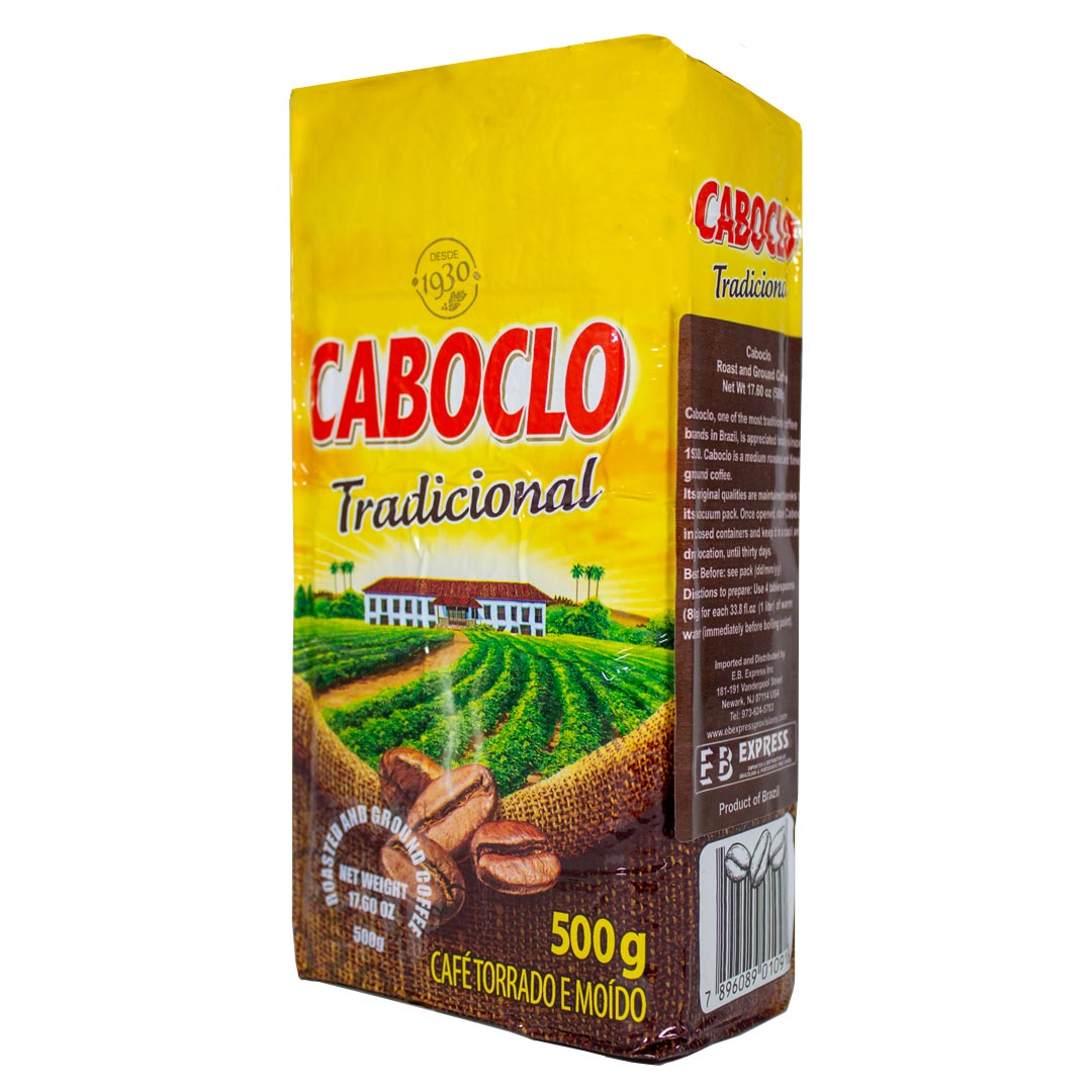 Caboclo Café Brasileño - Brazilian Roasted & Ground Coffee 500g