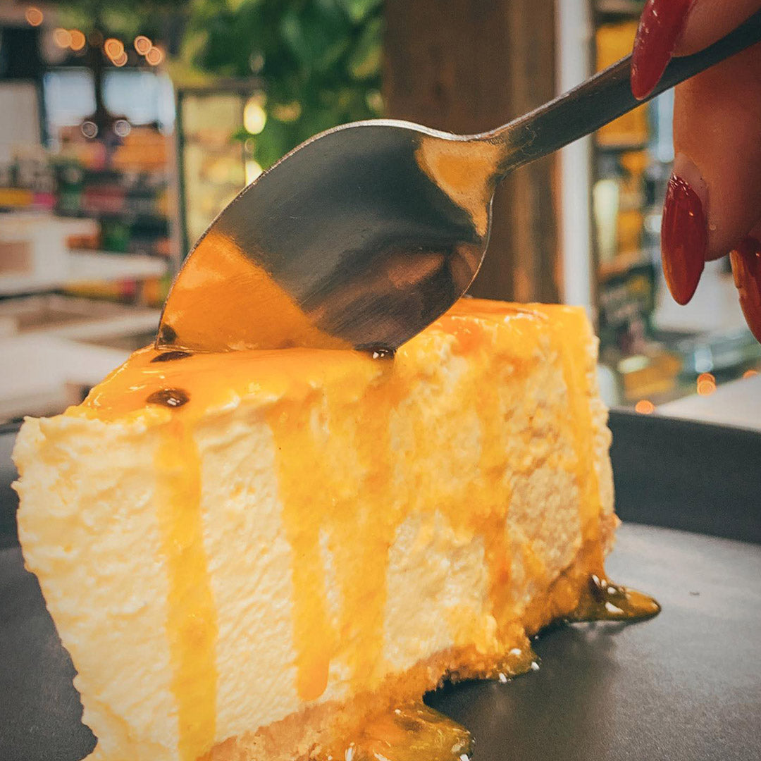 Maracuya Pastel de Queso - Passion Fruit Cheesecake